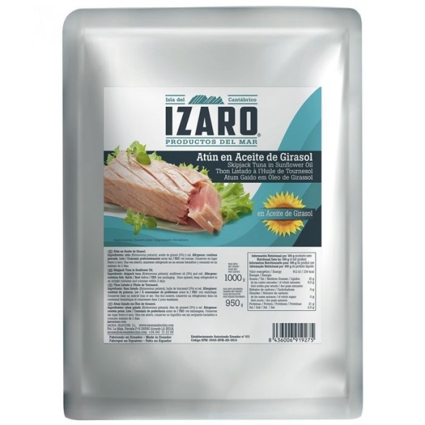ATUN ACEITE BOLSA IZARO 1 KG